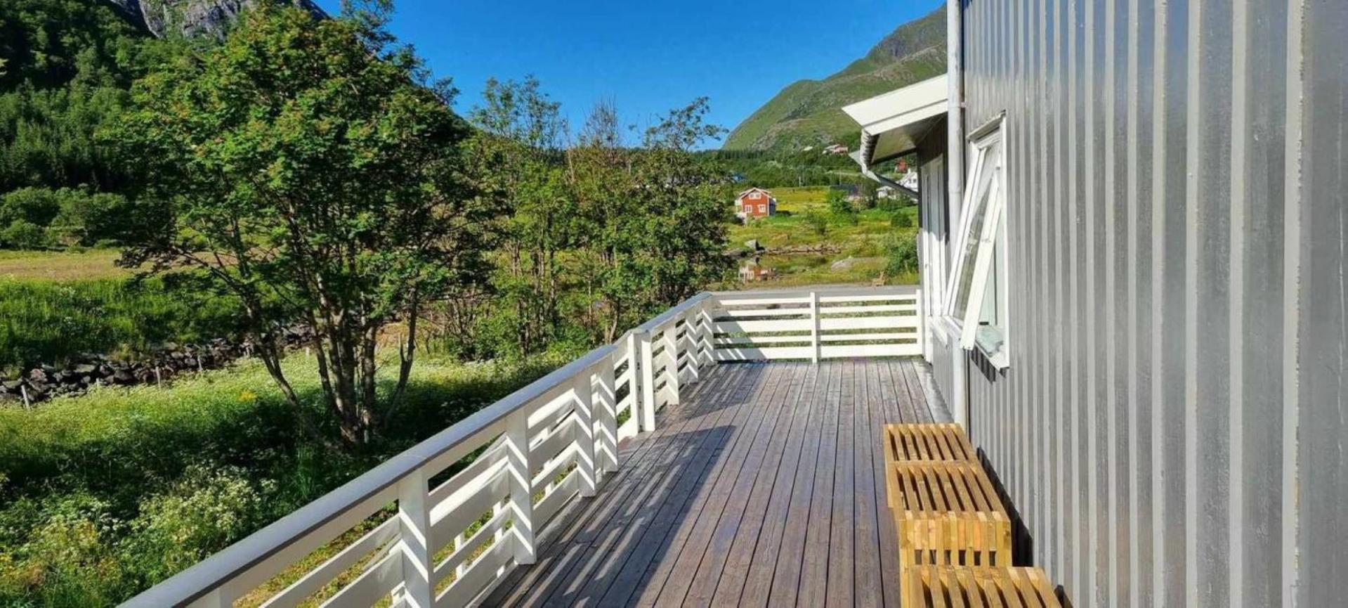 Landsbyhus I Lofoten Napp Eksteriør billede
